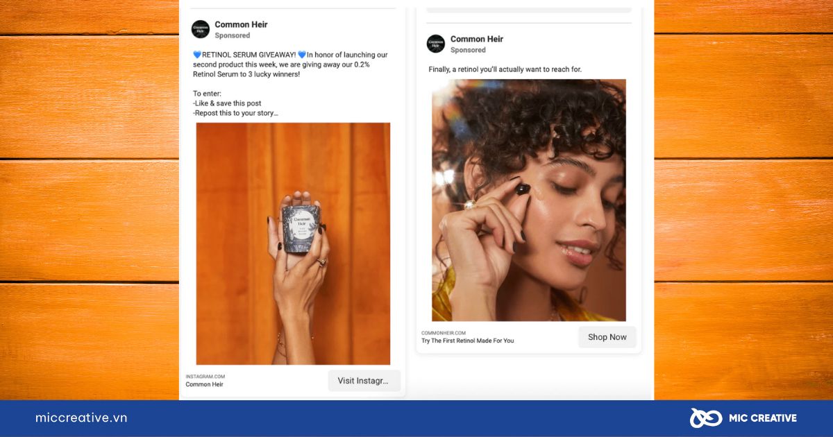 Các loại hình quảng cáo trên Facebook