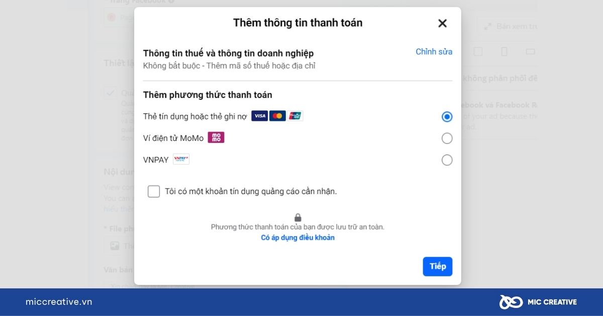 chạy quảng cáo facebook ads