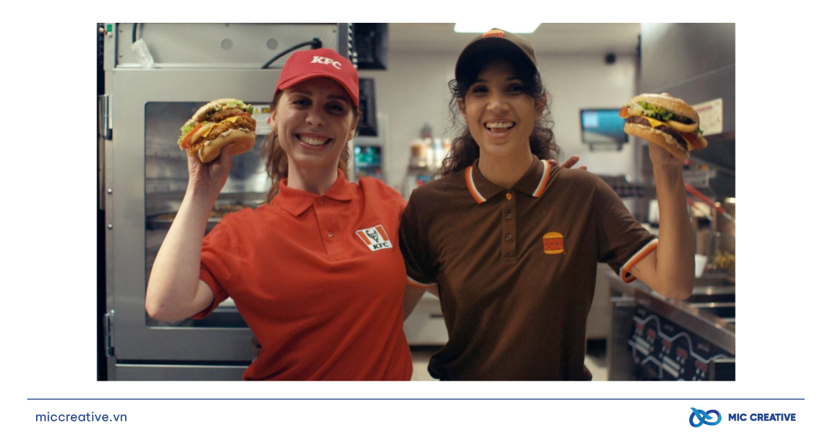 BFF Burger: Khi Burger King và KFC bất ngờ 