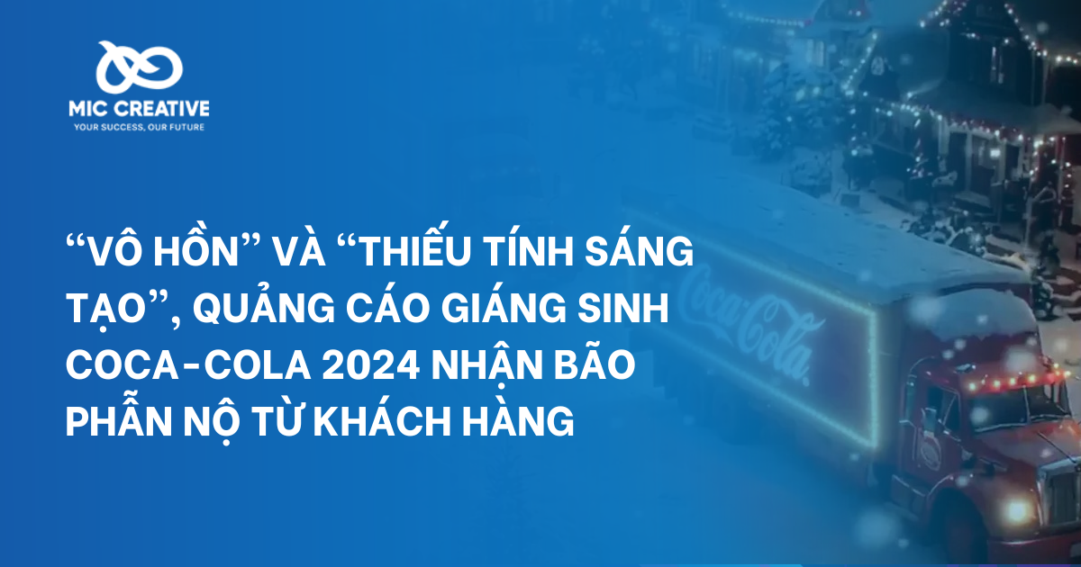 Quảng cáo Coca Cola nhận phẫn nộ từ khách hàng