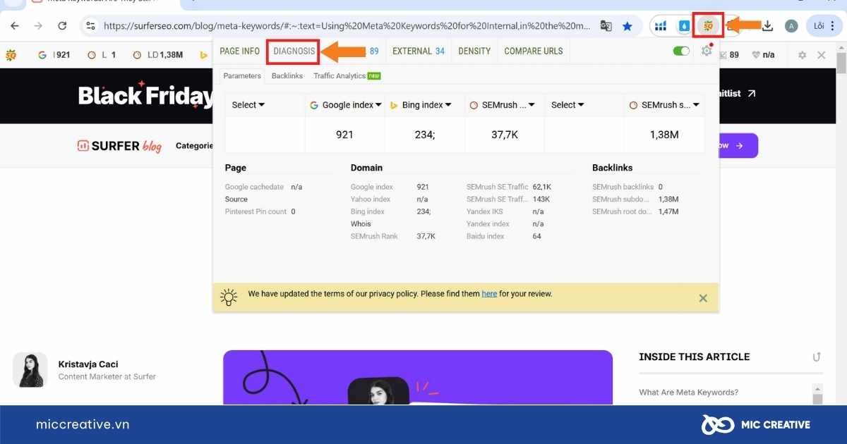 Meta keywords là gì