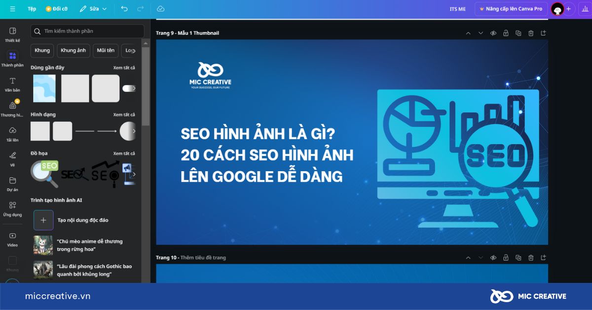 Sử dụng Canva để thiết kế hình ảnh độc quyền