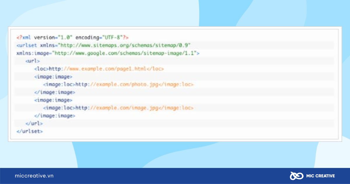 Sử dụng sitemap cho hình ảnh