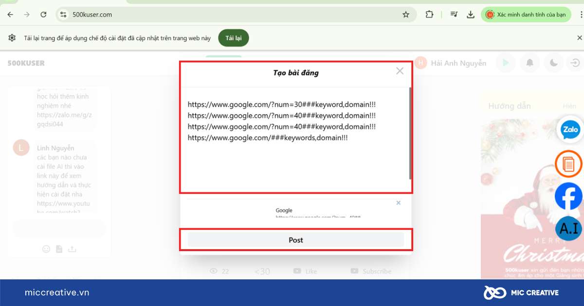 Phần mềm tăng lượt truy cập website