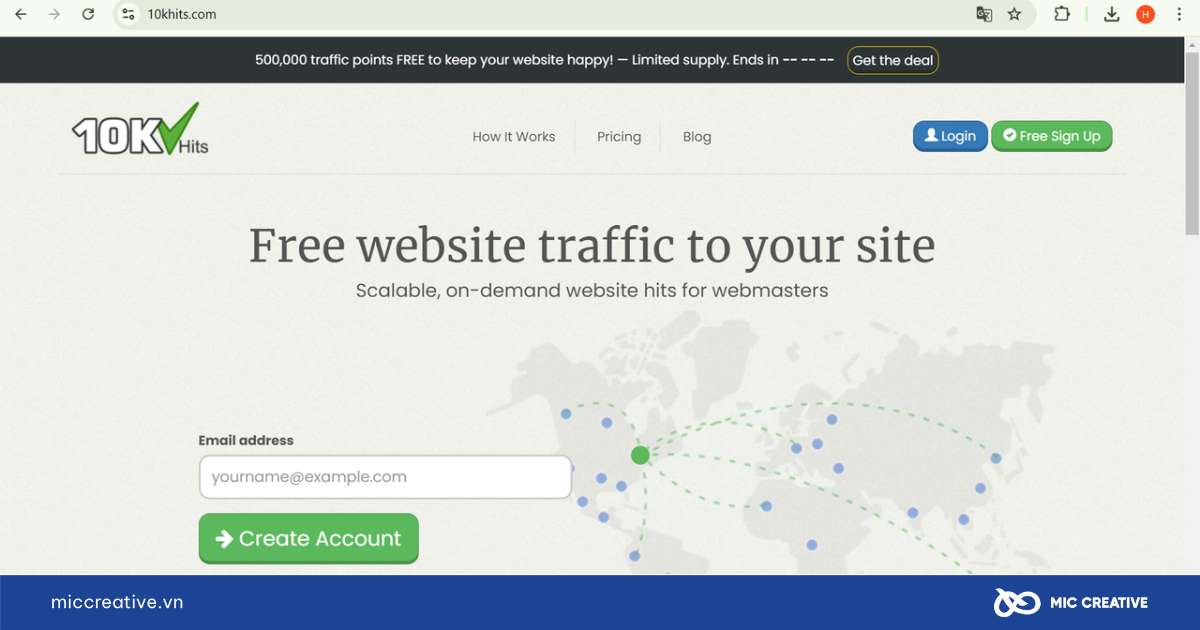 Phần mềm tăng lượt truy cập website