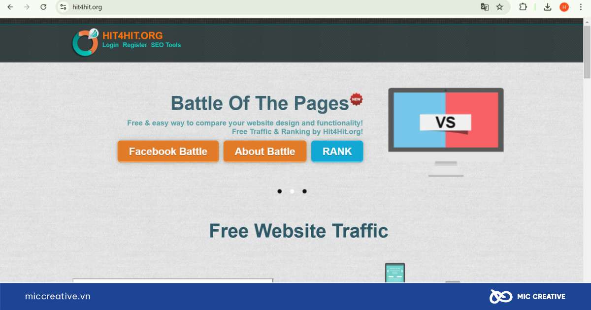 Phần mềm tăng lượt truy cập website