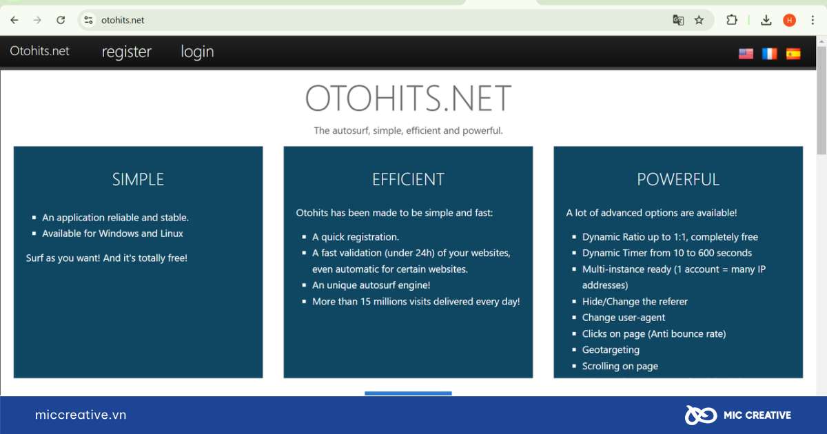 Phần mềm tăng lượt truy cập website