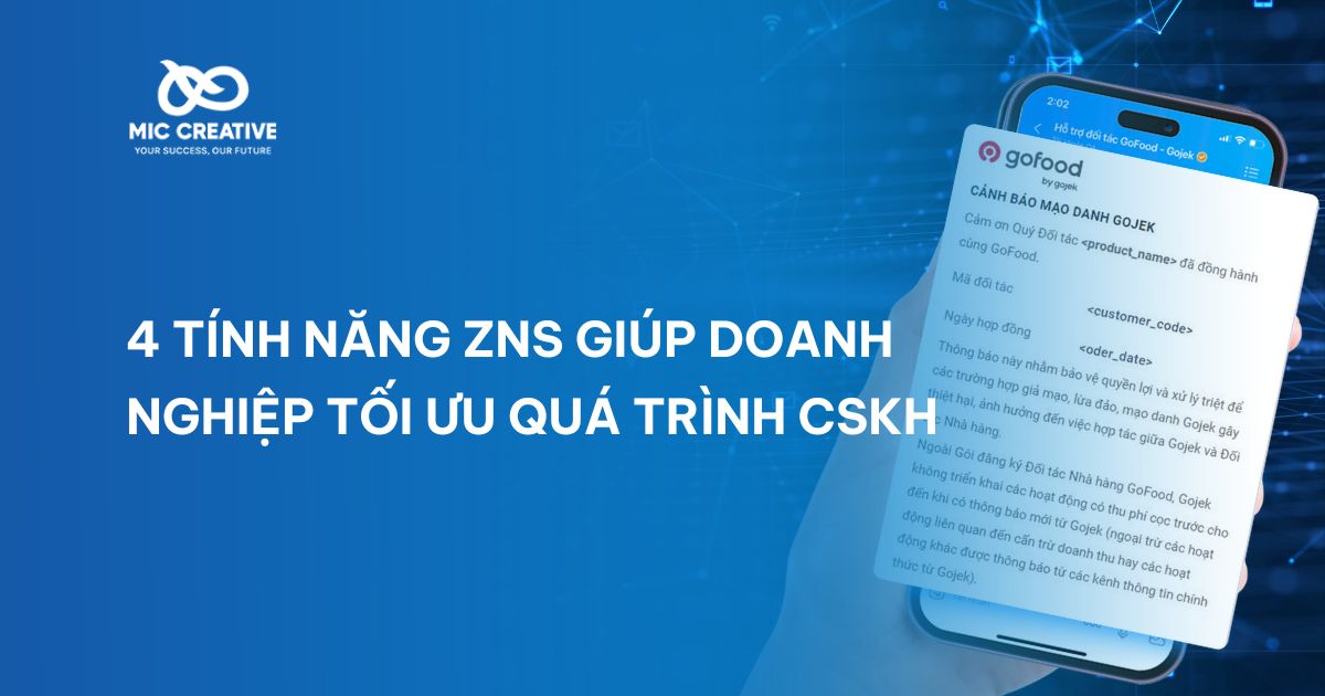 4 tính năng ZNS giúp doanh nghiệp tối ưu quá trình CSKH