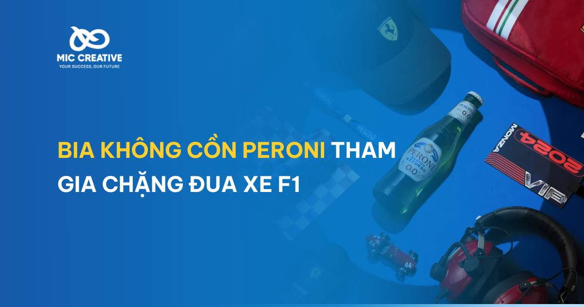 Bia không cồn Peroni tham gia chặng đua xe F1