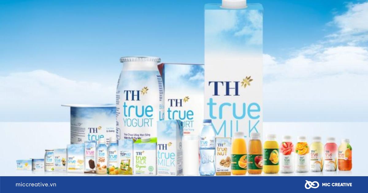 Các sản phẩm chính của TH True Milk