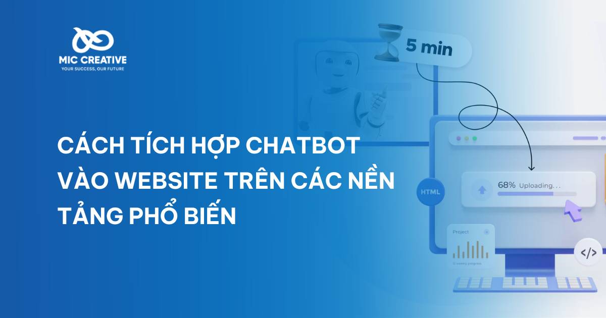 Tích hợp chatbot vào websie trên các nền tảng phổ biến