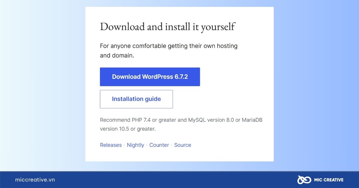 Cài đặt WordPress về máy