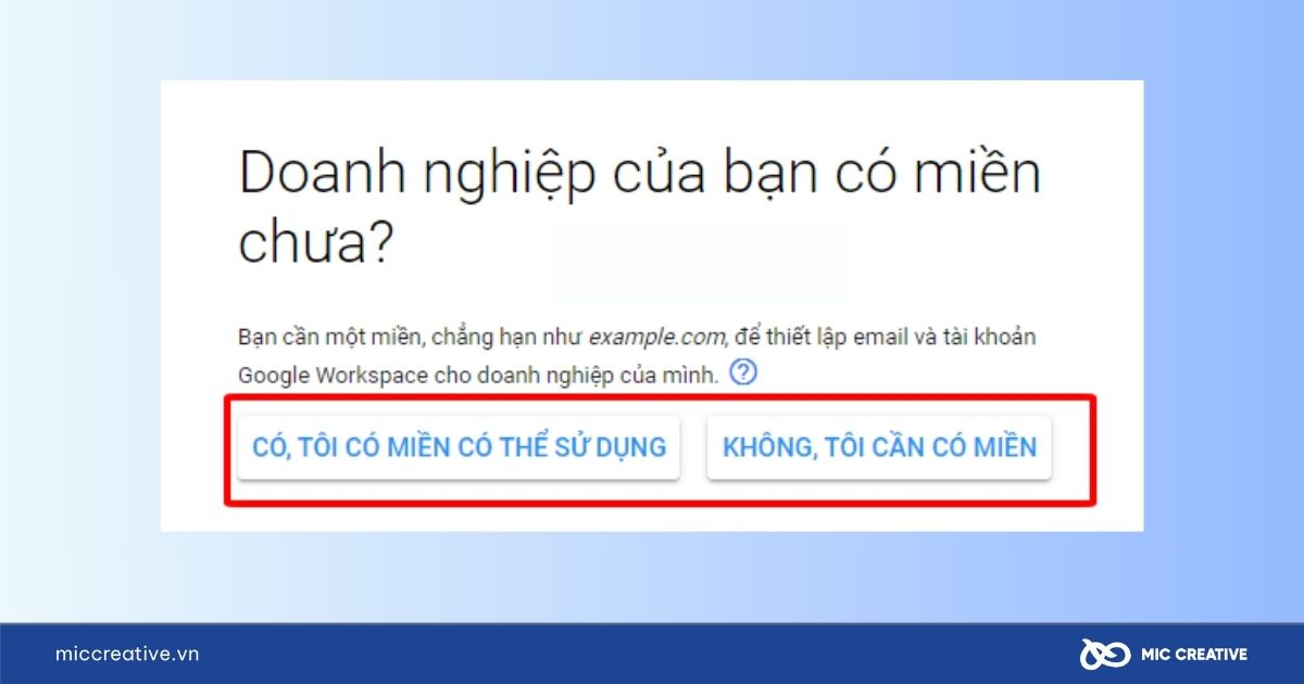 Chọn tên miền cho doanh nghiệp