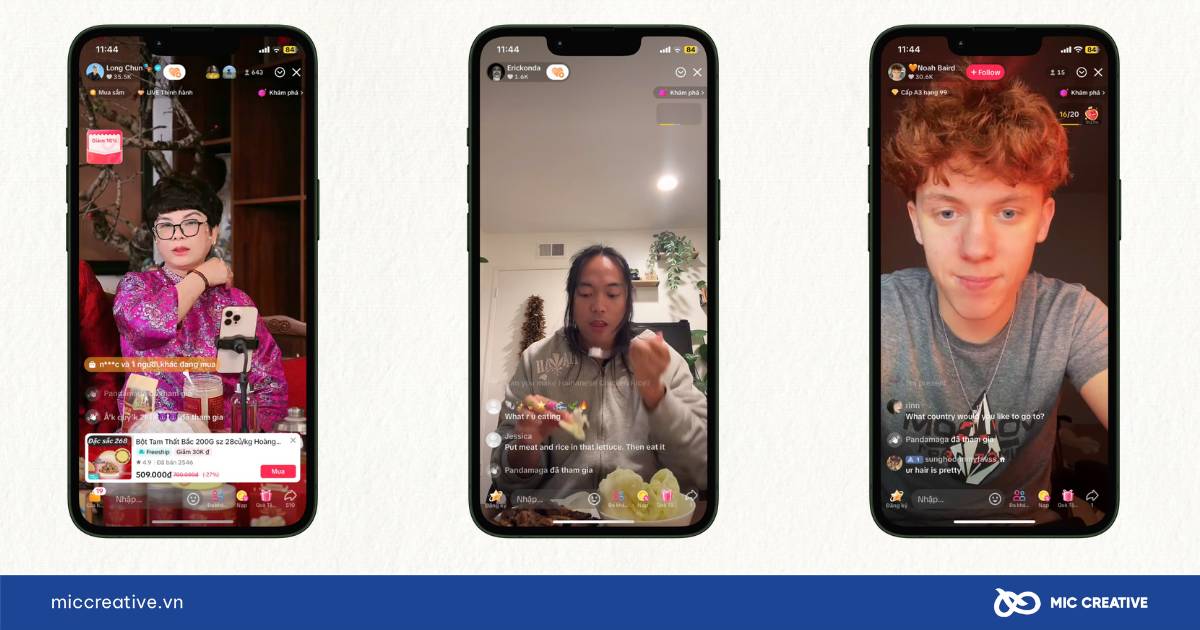Định dạng livestream
