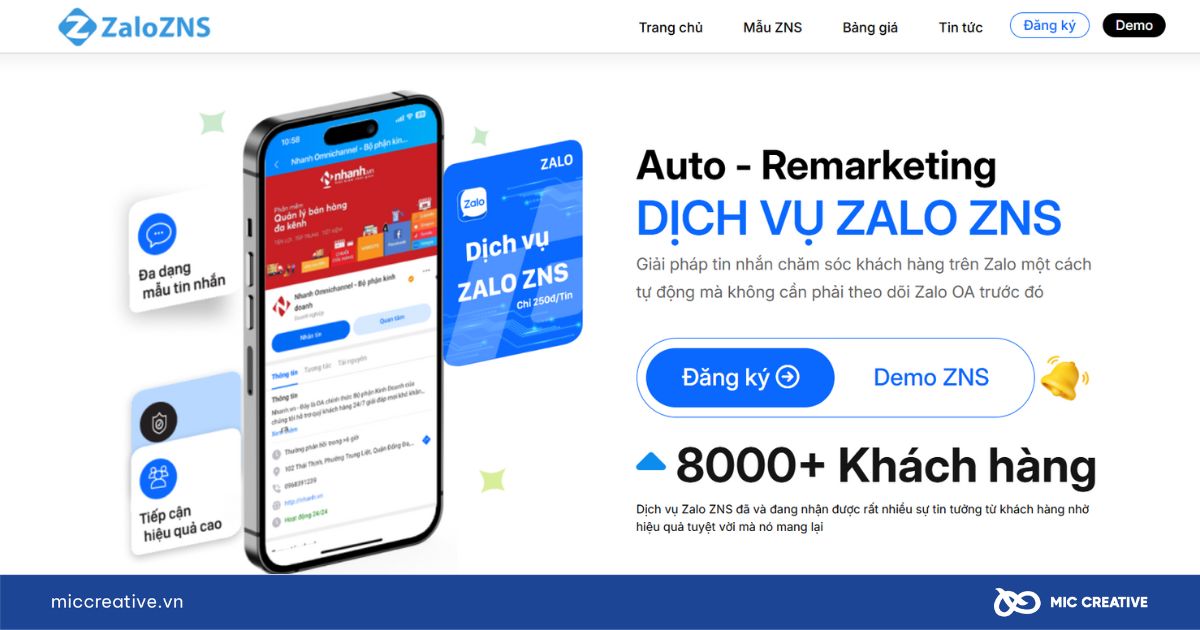 Đơn vị Zalozns.vn