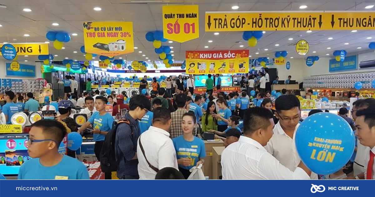 Khách hàng mua sắm tại Điện Máy Xanh