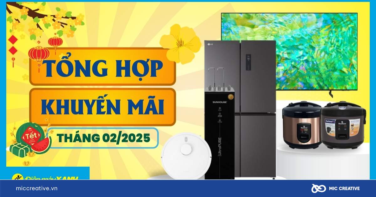 Khuyến mãi của Điện Máy Xanh mùa Tết