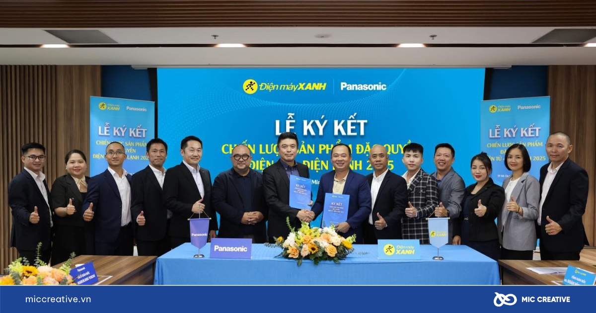 Ký kết hợp tác giữa Điện Máy Xanh và Panasonic