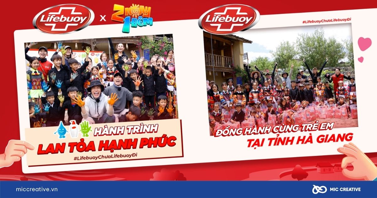 Lifebuoy tài trợ chương trình truyền hình 2 ngày 1 đêm