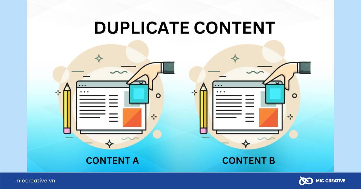 Lỗi nội dung bị trùng lặp trong website