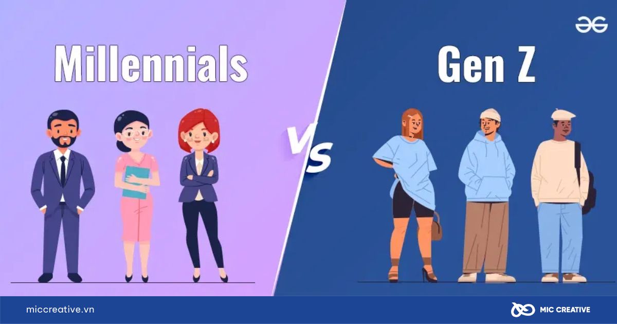 Marketing nhắm đến Gen Z và Millennials