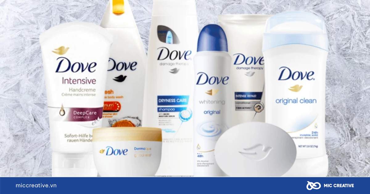 Một số sản phẩm nổi bật của Dove
