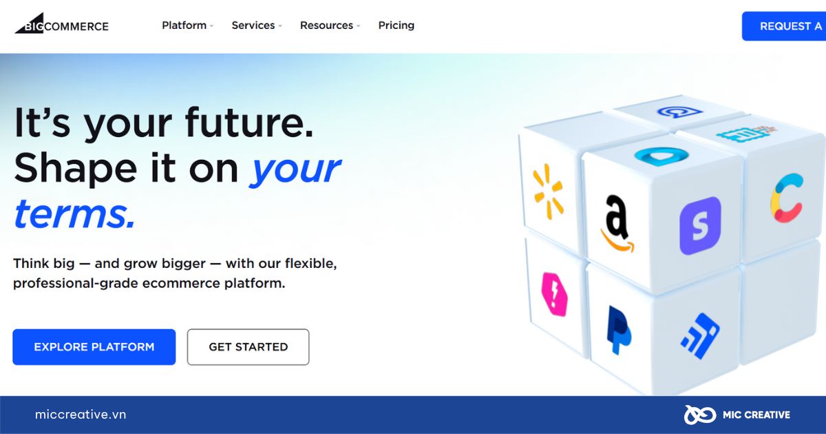 Nền tảng thiết kế website BigCommerce