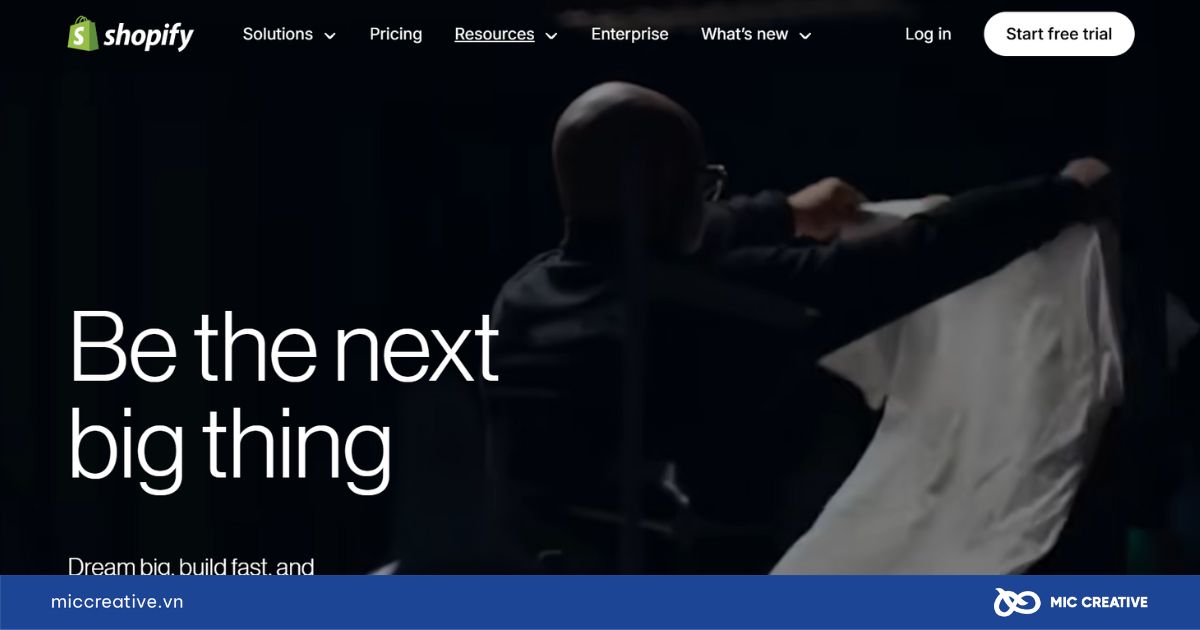 Nền tảng thiết kế website Shopify
