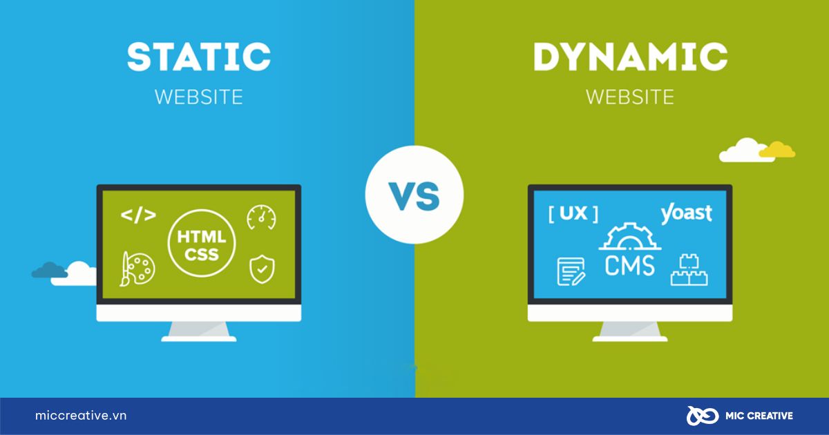 Phân loại website theo công nghệ phát triển
