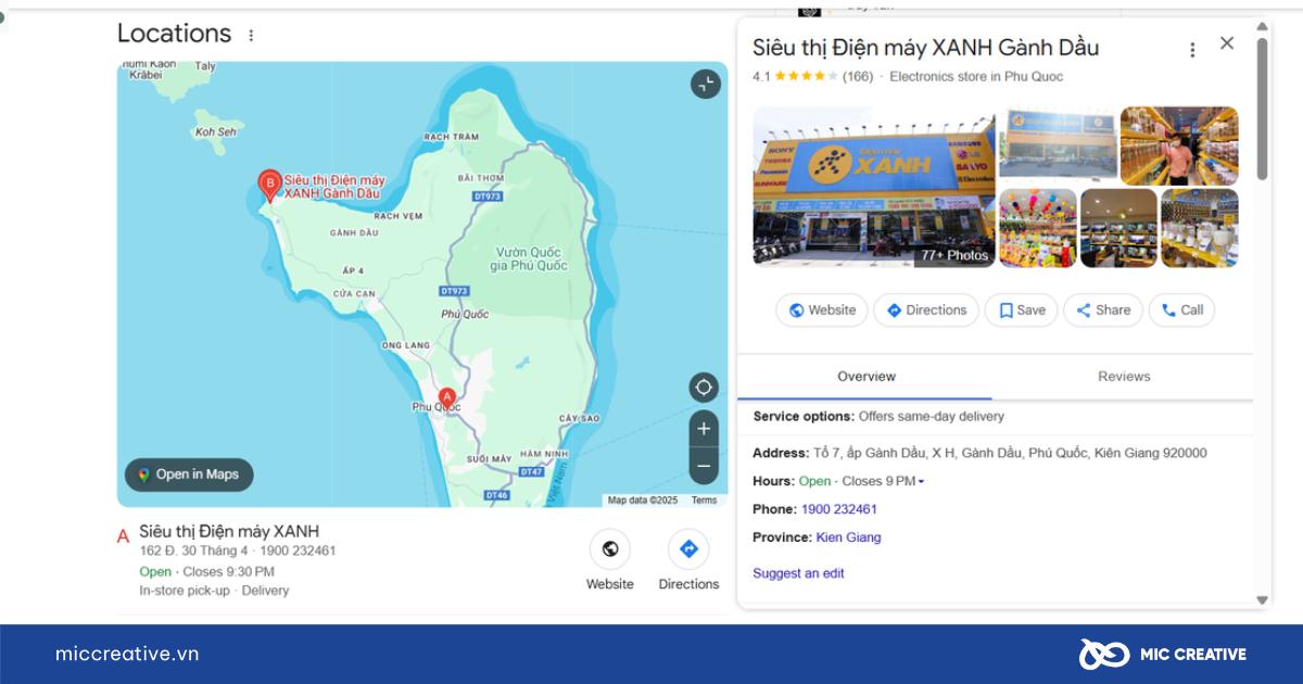 Siêu thị Điện Máy Xanh có mặt tại huyện đảo Phú Quốc