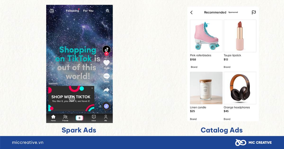 Spark Ads và Catalog Ads