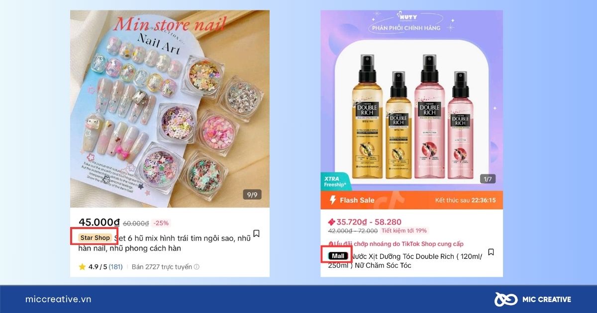 Star Shop và TikTok Shop Mall