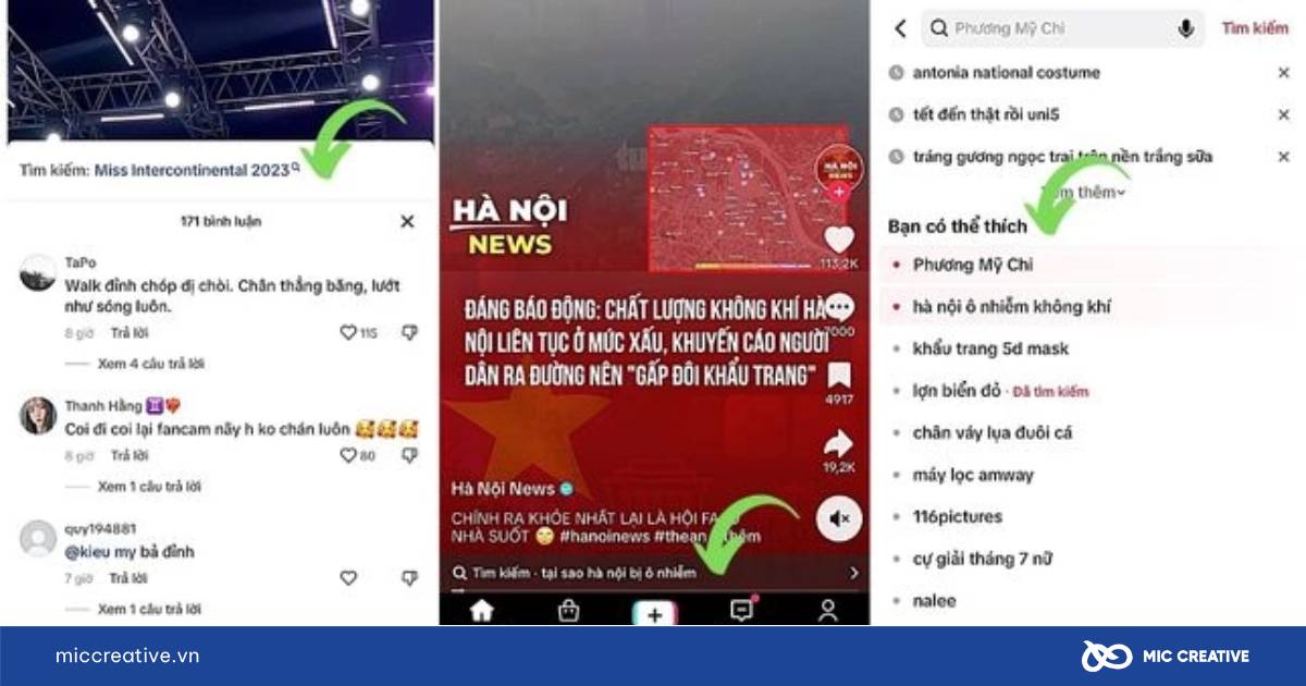 Sử dụng SEO TikTok