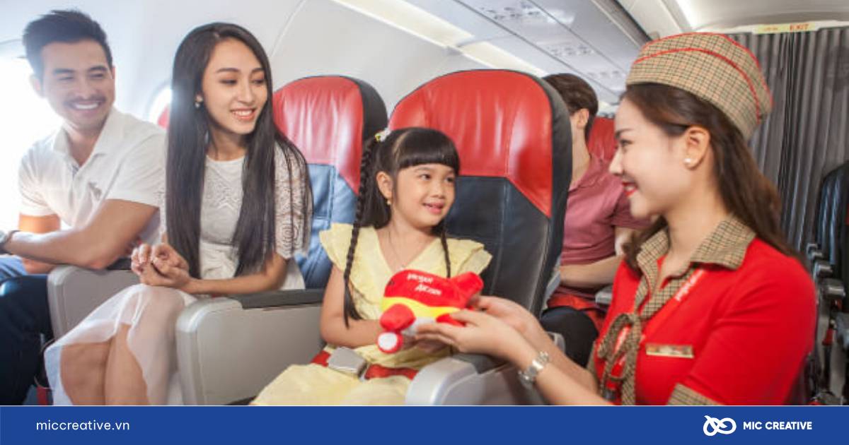 Tệp khách hàng gia đình của Vietjet