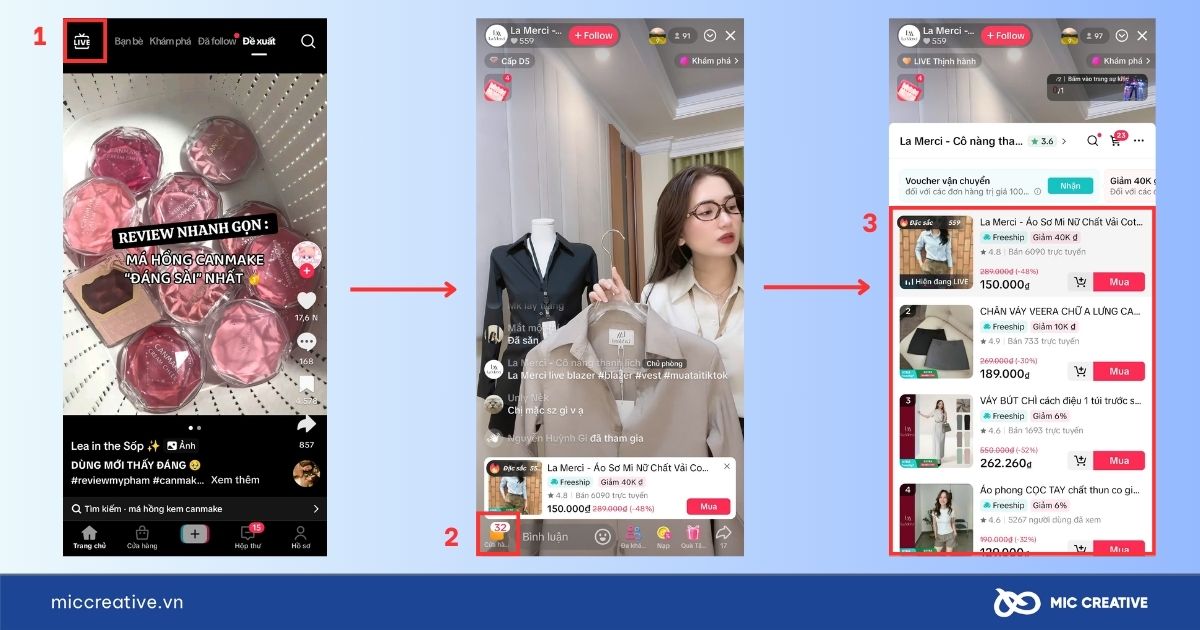 Tham gia livestream để nhận mã giảm giá độc quyền 