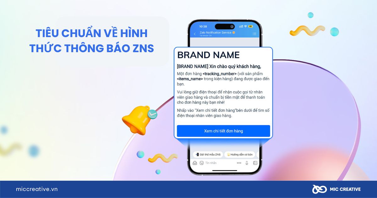 Tiêu chuẩn về hình thức thông báo ZNS