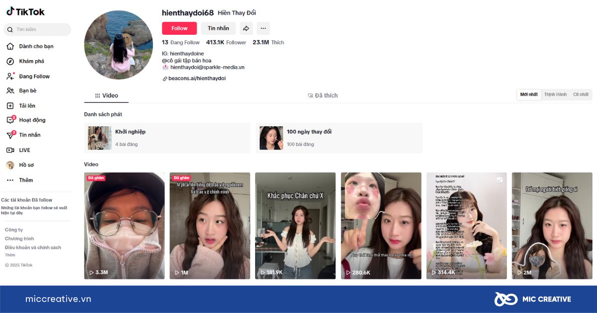 TikToker Hiền Thay Đổi