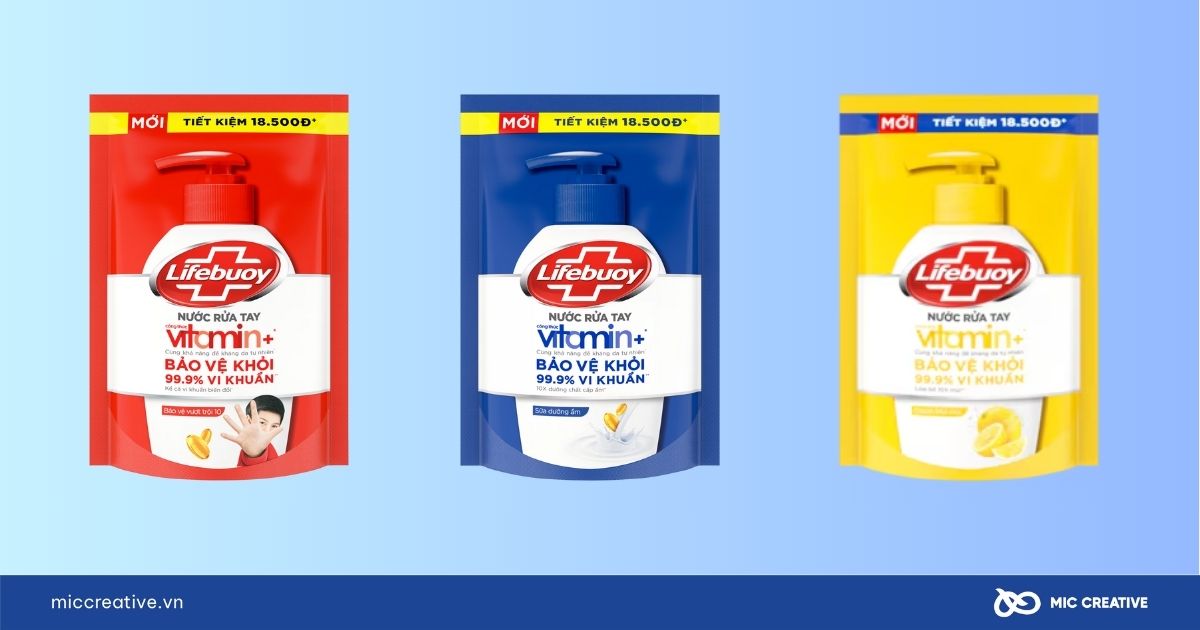 Túi nước rửa tay Lifebuoy