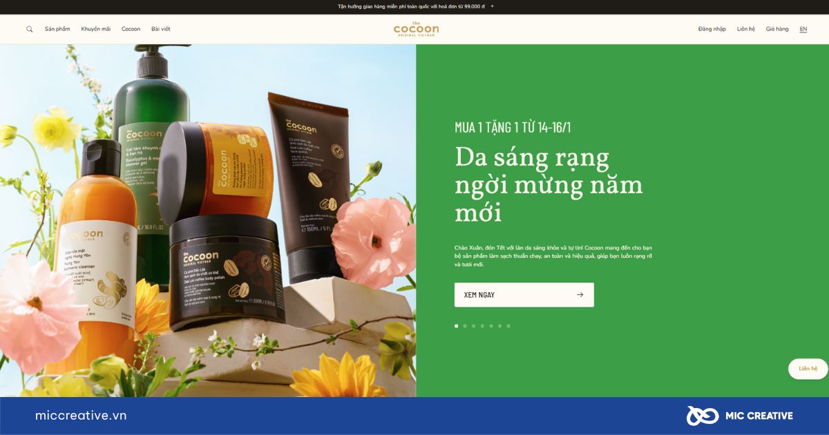 Website Cocoon Việt Nam