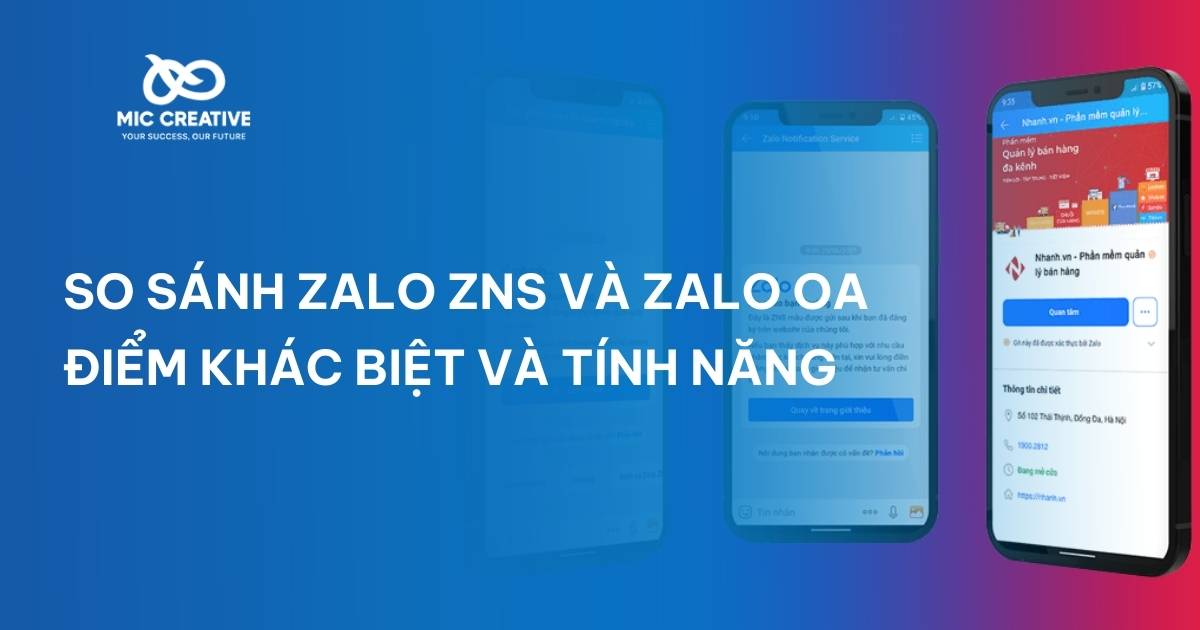 So sánh Zalo Zns và Zalo Oa: Điểm khác biệt và tính năng