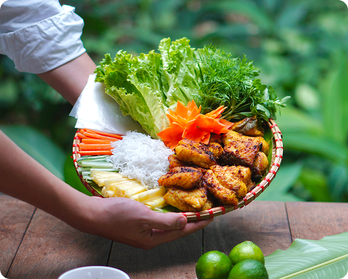 Dự án truyền thông nhà hàng Công Viên 76 Ca lang nuong gieng me