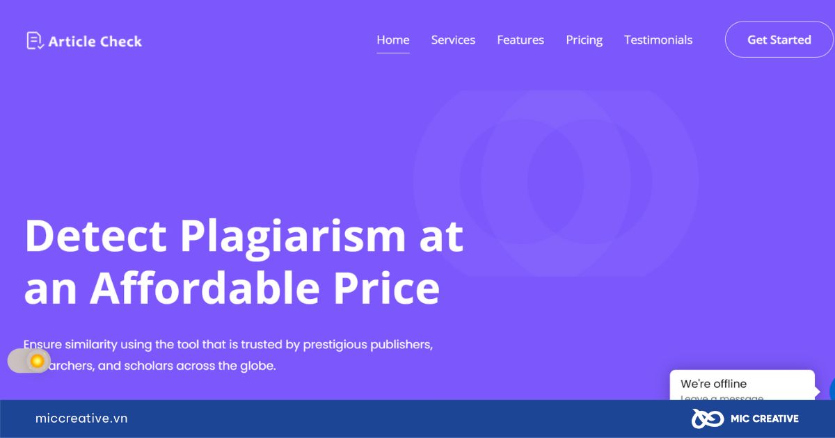 Article check