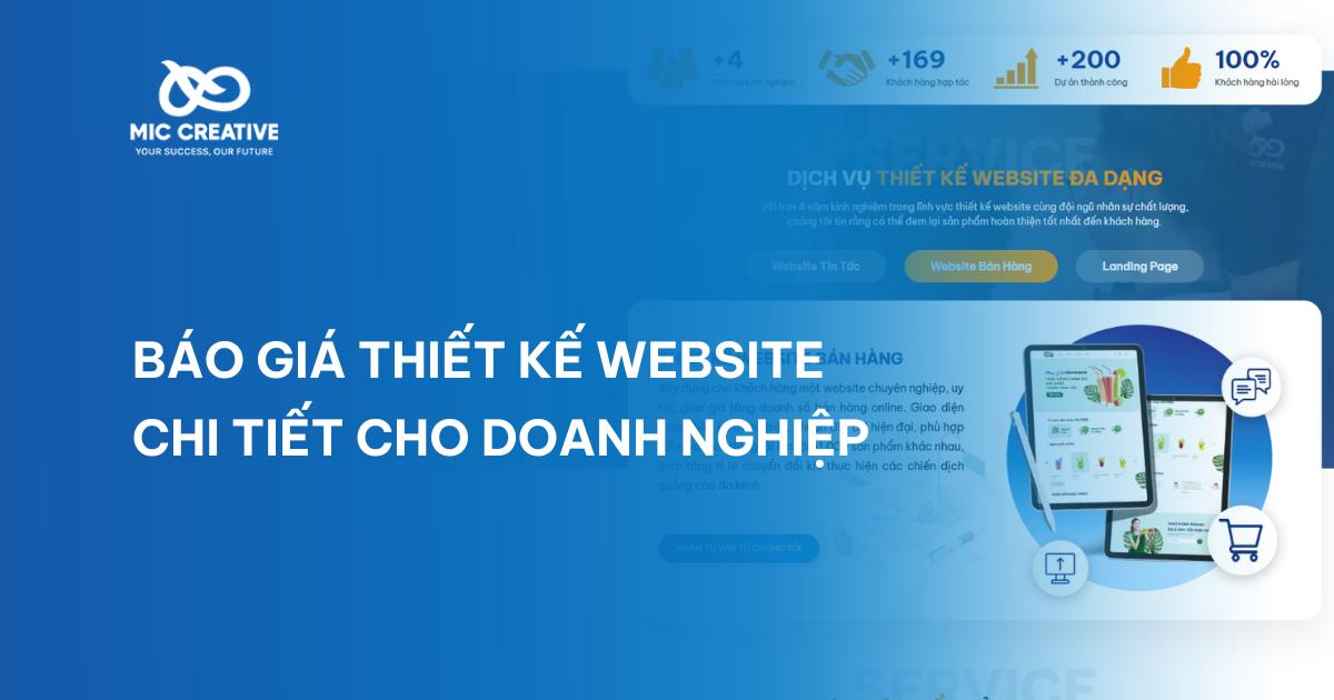giá thiết kế website