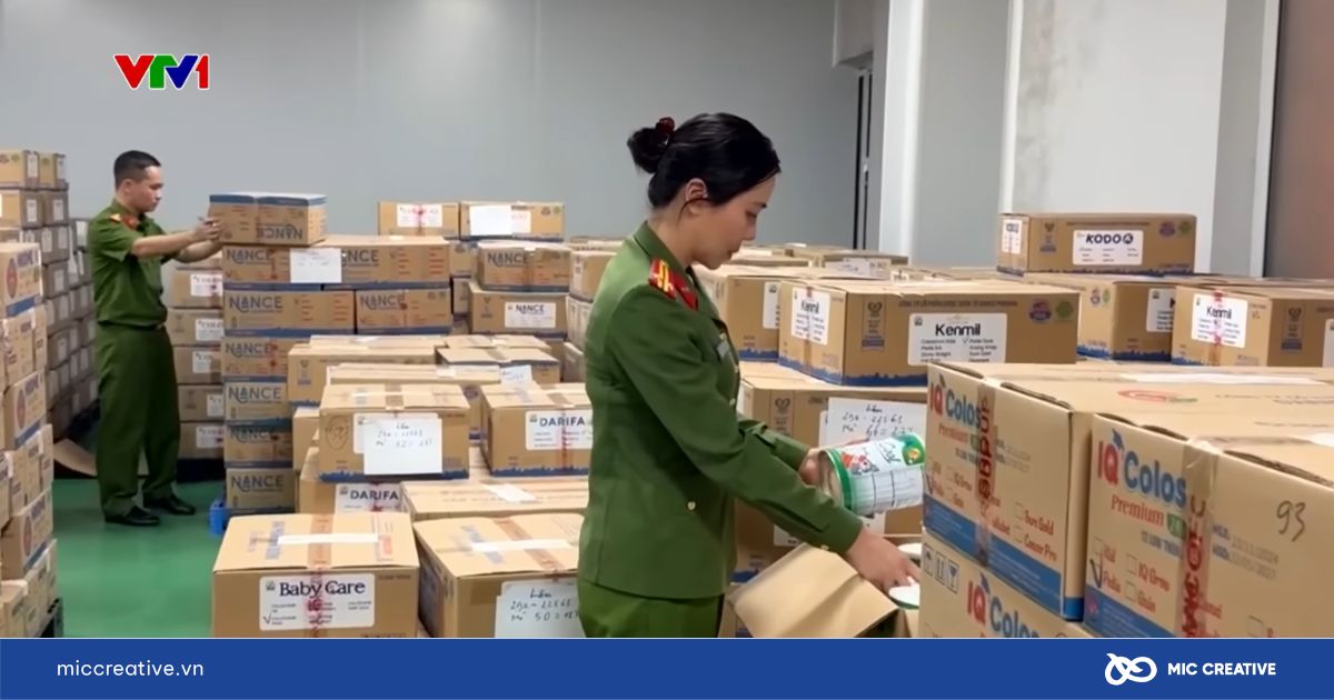 Bộ Công an triệt phá đường dây 600 loại sữa giả