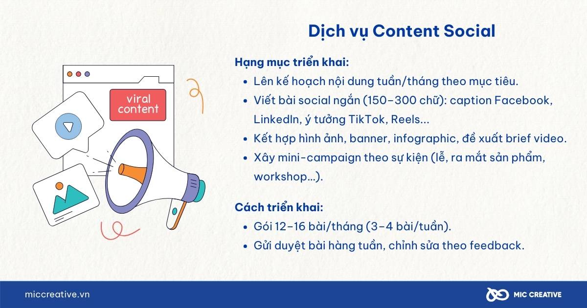 Dịch vụ Content Marketing