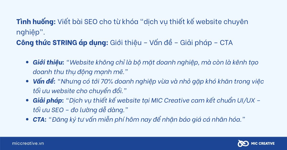 công thức strings