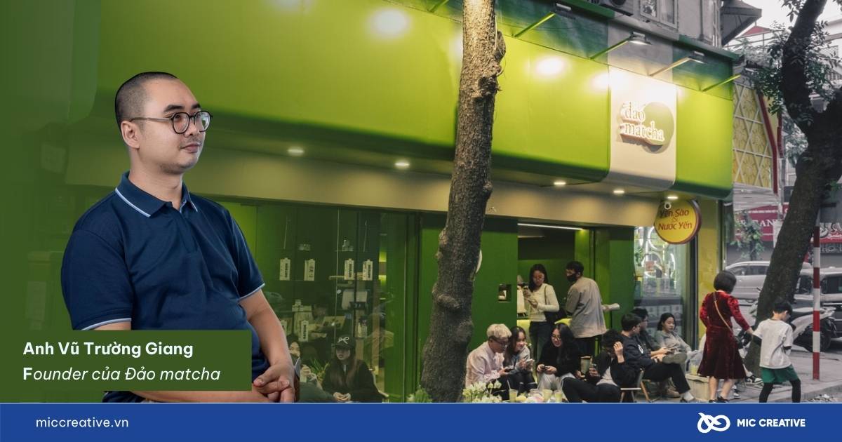 Thương hiệu Đảo matcha và founder Vũ Trường Giang