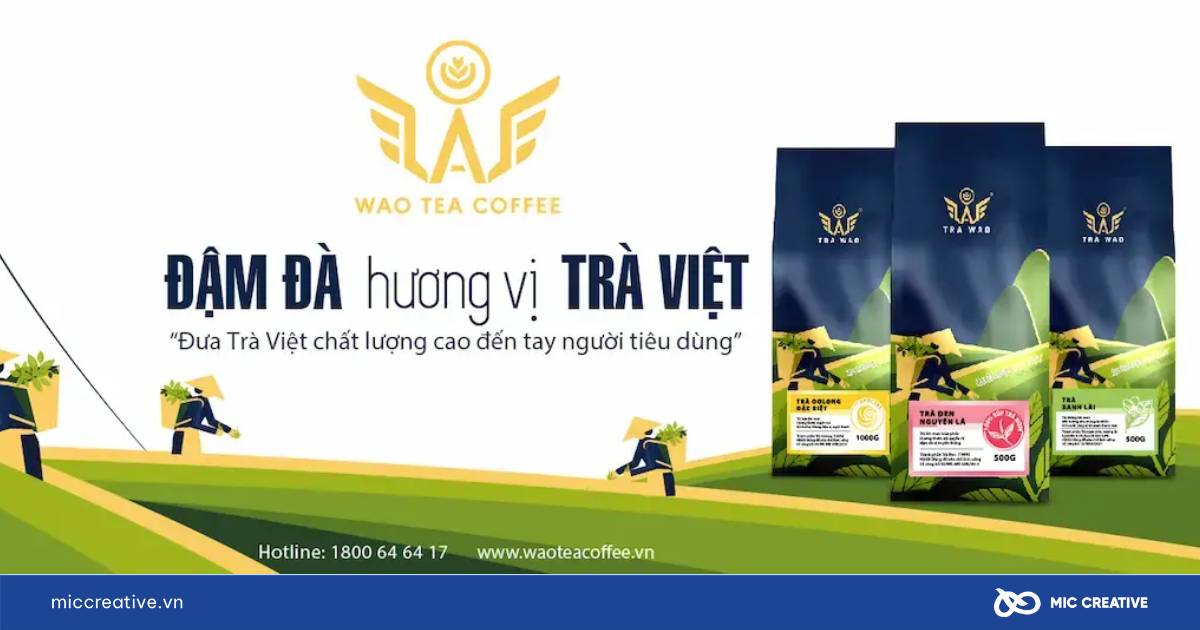 Thương hiệu WAO Tea Coffee