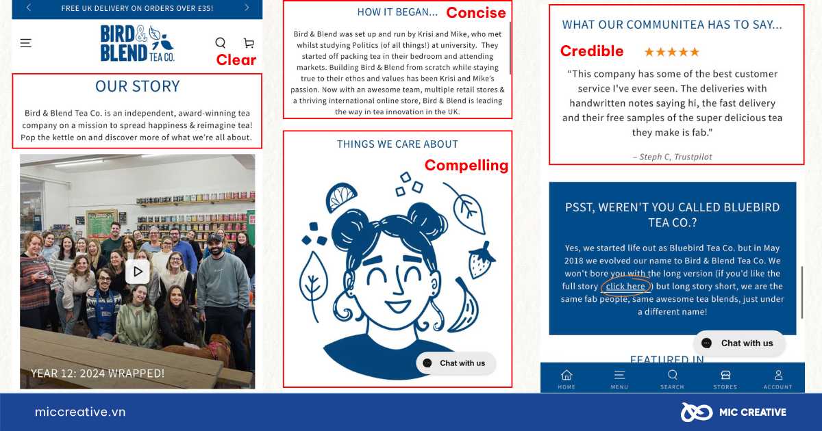 Công thức 4C- Các công thức viết content