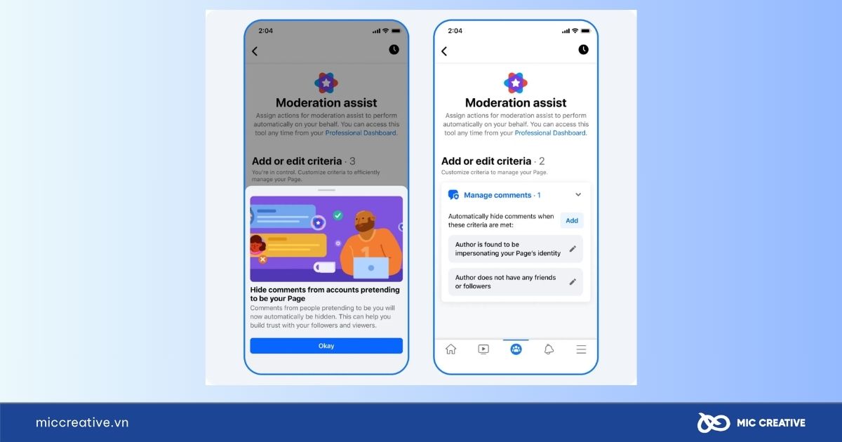 Công cụ Moderation Assist